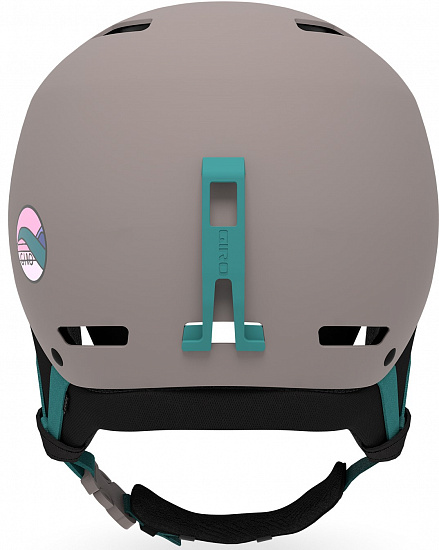 Горнолыжный шлем Giro Ledge Matte Charcoal Hannah Eddy - Фото 4 большая
