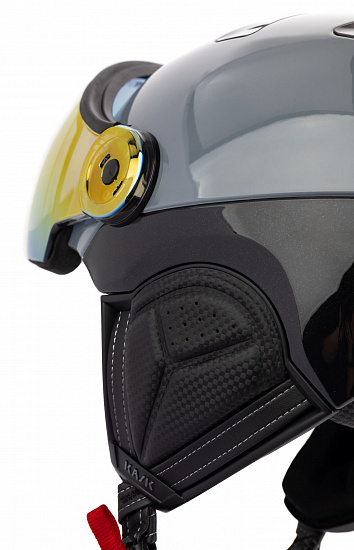 Горнолыжный шлем Kask Montecarlo Grey - Фото 3 большая