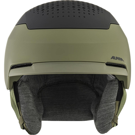 Горнолыжный шлем Alpina Gems Olive-Black Matt - Фото 2 большая