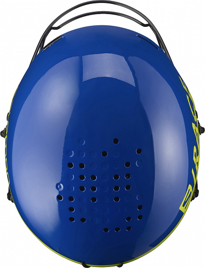 Горнолыжный шлем Salomon S Race SL Blue Neon Yellow - Фото 3 большая