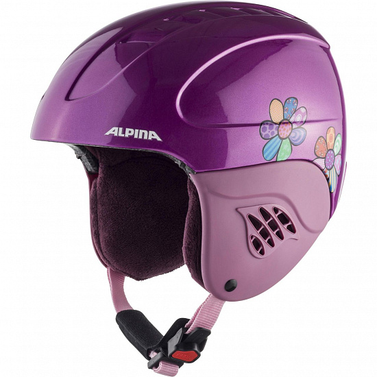 Горнолыжный шлем Alpina Carat Happy Flowers - Фото 1 большая