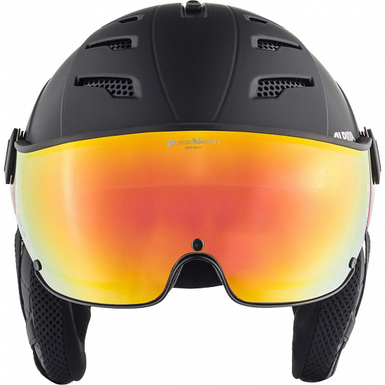 Горнолыжный шлем Alpina Jump 2.0 QVM Black Matt - Фото 2 большая