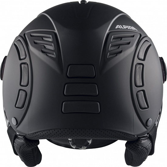 Горнолыжный шлем Alpina Jump 2.0 QVM Black Matt - Фото 3 большая