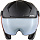 Горнолыжный шлем Alpina Attelas Visor QVM Black Matt Silver - Фото 3 малая