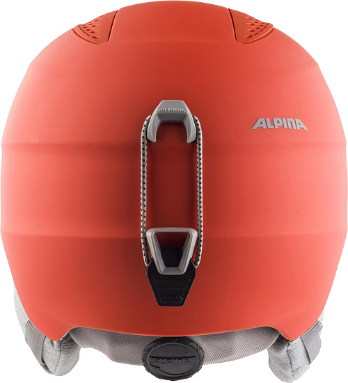 Горнолыжный шлем детский Alpina Grand Pumpkin/Orange Matt - Фото 4 большая