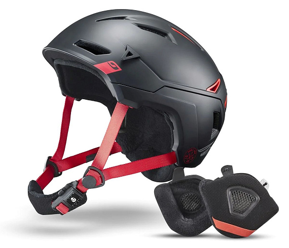 Горнолыжный шлем Julbo The Peak Black/Grey/Red - Фото 2 большая