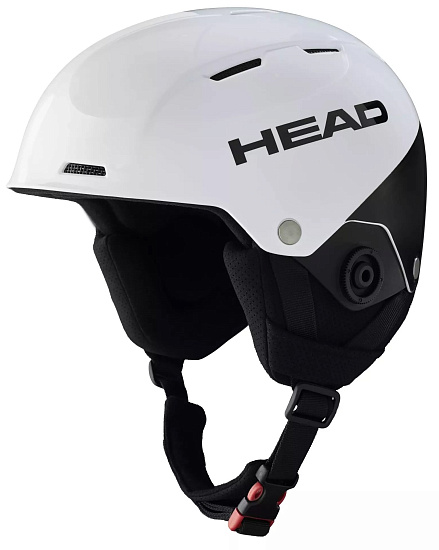 Горнолыжный шлем Head Team SL + Chinguard White/Black - Фото 3 большая