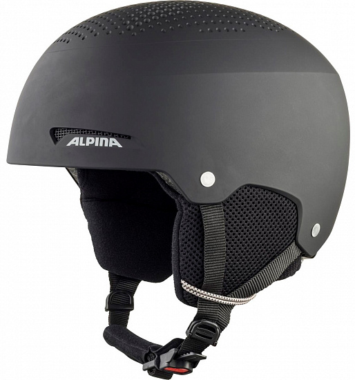 Горнолыжный шлем детский Alpina Zupo Black Matt - Фото 1 большая