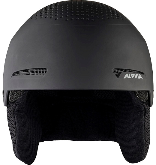 Горнолыжный шлем детский Alpina Zupo Black Matt - Фото 2 большая