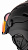 Горнолыжный шлем CP Camurai Black S.T./Dl Vario Pol Red Mirror - Фото 5 малая