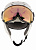 Горнолыжный шлем CP Cuma Cashmere Snow White S.T./Dl Vario Brown Pol Water Pink Mirror - Фото 2 малая