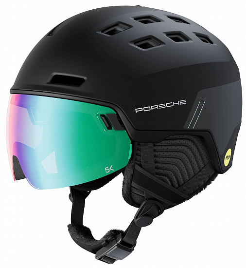Горнолыжный шлем Head Porsche Radar 5K Photo Mips Black - Фото 1 большая