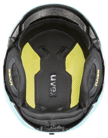 Горнолыжный шлем детский Uvex Viti Turquoise Rabbit - Фото 4 большая