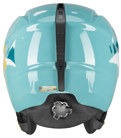 Горнолыжный шлем детский Uvex Viti Turquoise Rabbit - Фото 5 большая