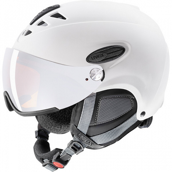 Горнолыжный шлем Uvex Hlmt 300 Visor Белый Матовый - Фото 1 большая