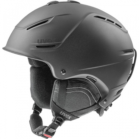 Горнолыжный шлем Uvex p1us 2.0 Black Matt - Фото 1 большая