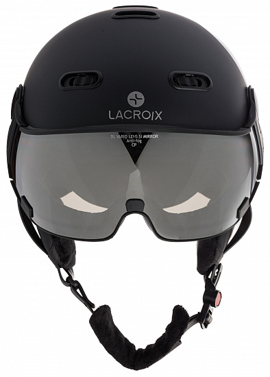 Горнолыжный шлем Lacroix Omega Black - Фото 2 большая
