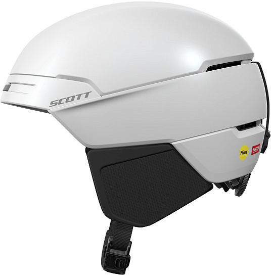 Горнолыжный шлем Scott Flow Plus Pro Mips White - Фото 2 большая
