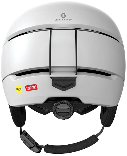 Горнолыжный шлем Scott Flow Plus Pro Mips White - Фото 4 большая