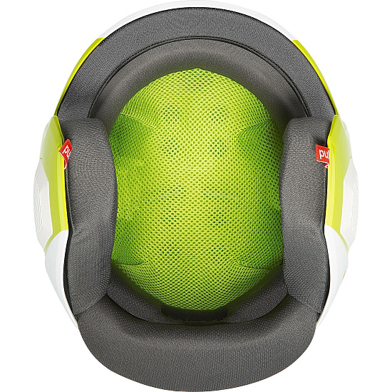 Горнолыжный шлем Uvex Invictus Mips Lime/White Mat - Фото 4 большая