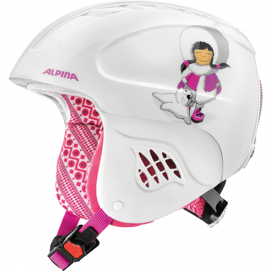 Горнолыжный шлем детский Alpina Carat Eskimo-Girl - Фото 1 большая