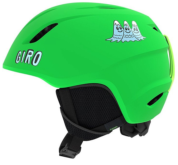 Горнолыжный шлем детский Giro Launch Matte Bright Green Tagazoo - Фото 3 большая