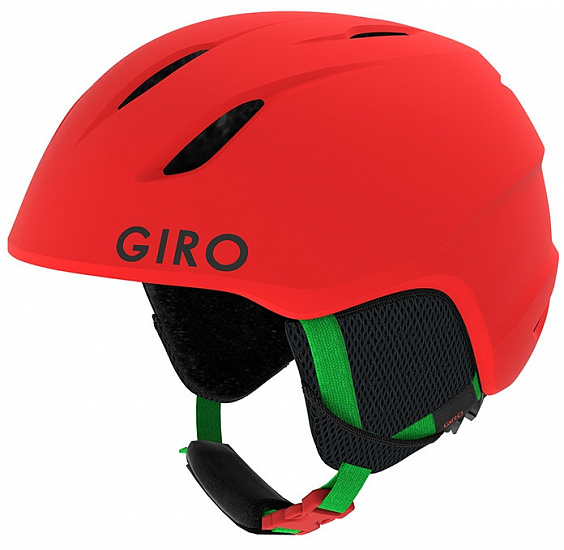 Горнолыжный шлем детский Giro Launch Matte Bright Red - Фото 1 большая
