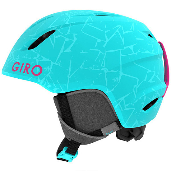 Горнолыжный шлем детский Giro Launch Matte Glacier Rock - Фото 3 большая