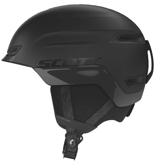 Горнолыжный шлем Scott Chase 2 Plus Black - Фото 2 большая