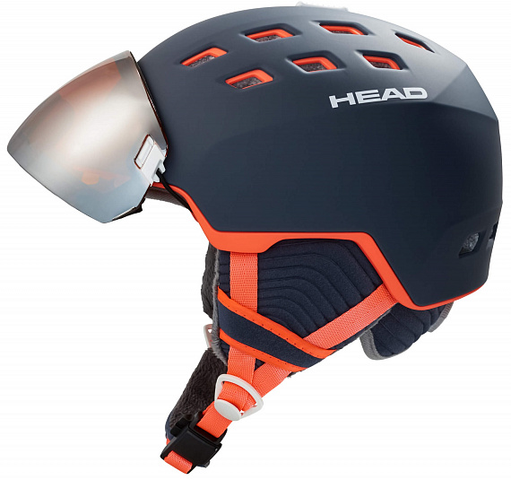 Горнолыжный шлем женский Head Rachel Blue/Salomon - Фото 3 большая