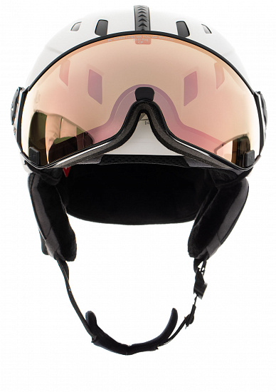 Горнолыжный шлем CP Corao + White S.T./Dl Vario Brown Pol Water Pink Mirror - Фото 2 большая