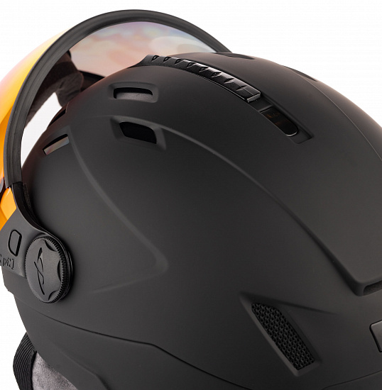 Горнолыжный шлем CP Corao + Black S.T./Dl Vario Pol Red Mirror - Фото 4 большая