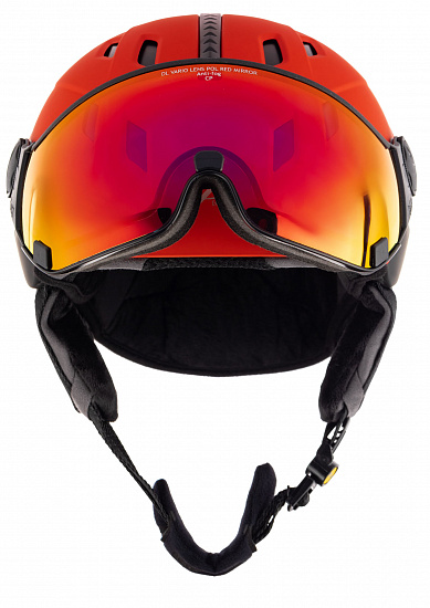 Горнолыжный шлем CP Corao + Red S.T./Black S.T./Dl Vario Pol Red Mirror - Фото 2 большая