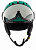 Горнолыжный шлем CP Corao + Green S.T./Black S.T./Clear Silver Mirror - Фото 2 малая