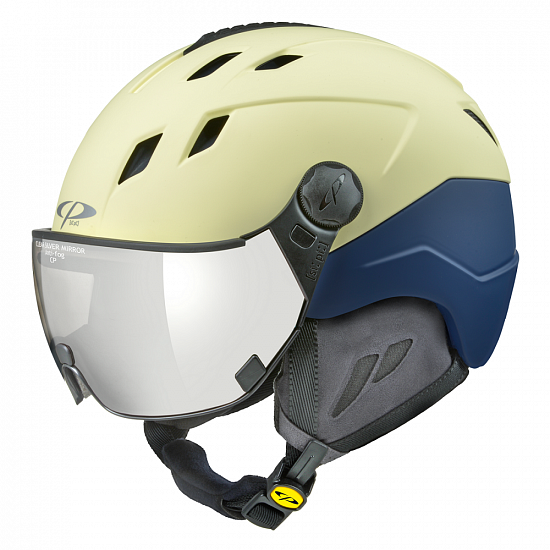 Горнолыжный шлем CP Corao + Soft Yellow S.T./Maritime S.T./Clear Silver Mirror - Фото 2 большая