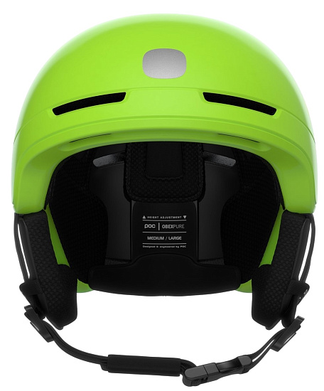 Горнолыжный шлем детский POC POCito Obex MIPS Fluorescent Yellow/Green - Фото 2 большая