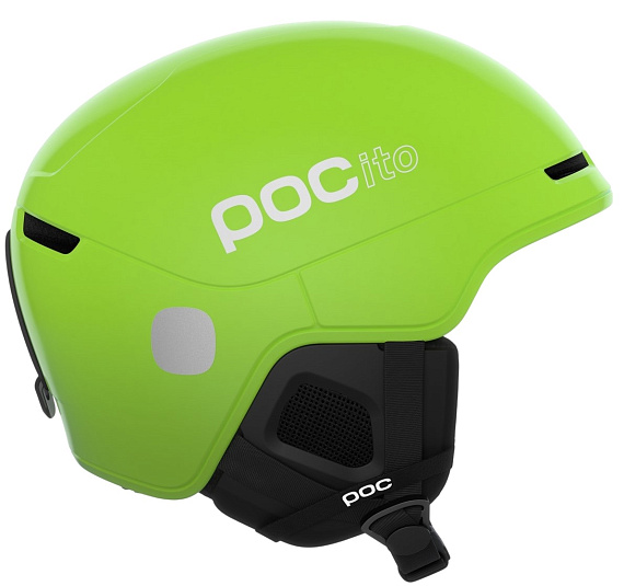 Горнолыжный шлем детский POC POCito Obex MIPS Fluorescent Yellow/Green - Фото 3 большая