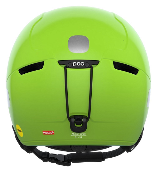 Горнолыжный шлем детский POC POCito Obex MIPS Fluorescent Yellow/Green - Фото 4 большая