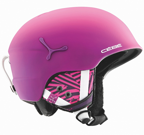 Горнолыжный шлем детский Cebe Suspense Deluxe Matt Pink Zebra - Фото 1 большая