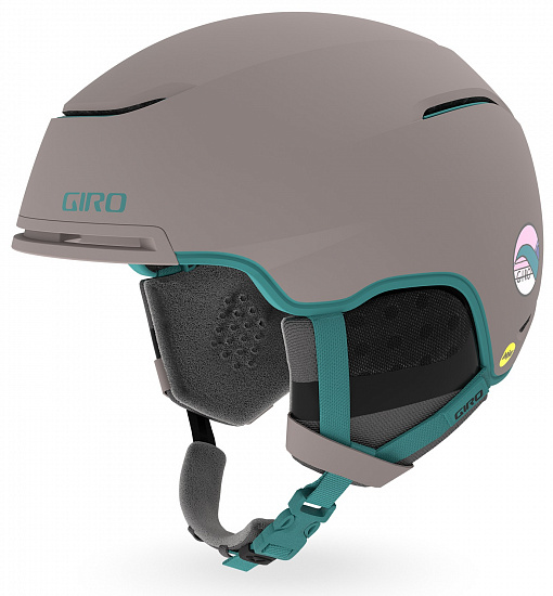 Горнолыжный шлем женский Giro Terra Mips Matte Charcoal Hannah Eddy - Фото 1 большая