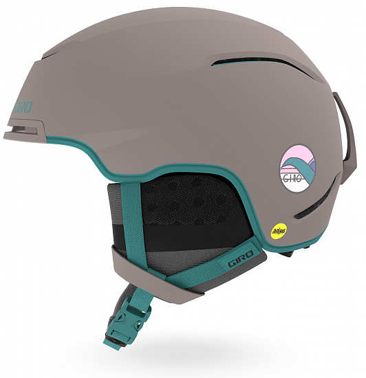 Горнолыжный шлем женский Giro Terra Mips Matte Charcoal Hannah Eddy - Фото 2 большая