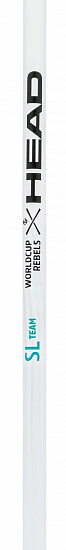Горнолыжные палки детские Head Worldcup SL White/Black/Speed Blue - Фото 2 большая