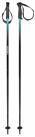 Горнолыжные палки Head Frontside Black/Speed Blue - Фото 1 большая
