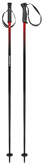 Горнолыжные палки Head Frontside Black/Red - Фото 1 большая