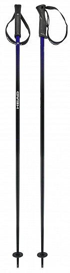 Горнолыжные палки Head Frontside Black/Blue - Фото 1 большая