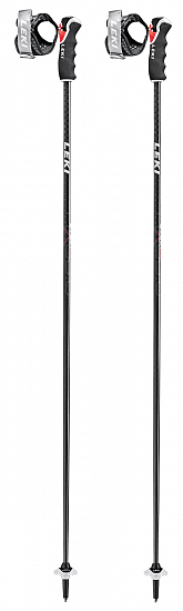 Горнолыжные палки Leki Carbon HX 3D Black/White/Darkanthracite - Фото 1 большая