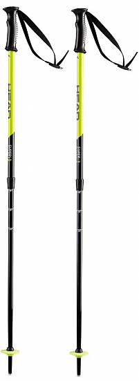 Горнолыжные палки детские Head Supershape Team Adjustable Yellow/Black - Фото 1 большая