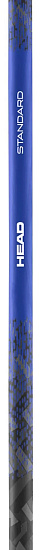 Горнолыжные палки Head Standard Carbon 12,3mm Carbon/Standard Blue - Фото 2 большая