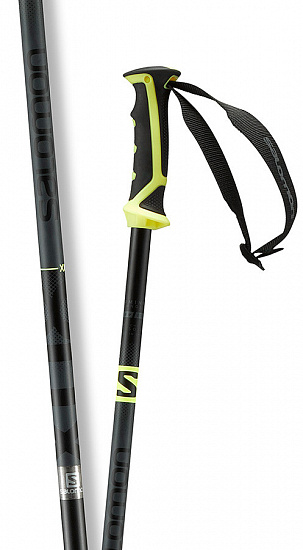 Горнолыжные палки Salomon X 08 Grey/Yellow - Фото 2 большая