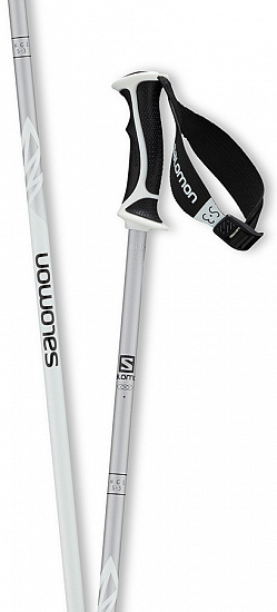Горнолыжные палки Salomon Angel S3 White - Фото 4 большая